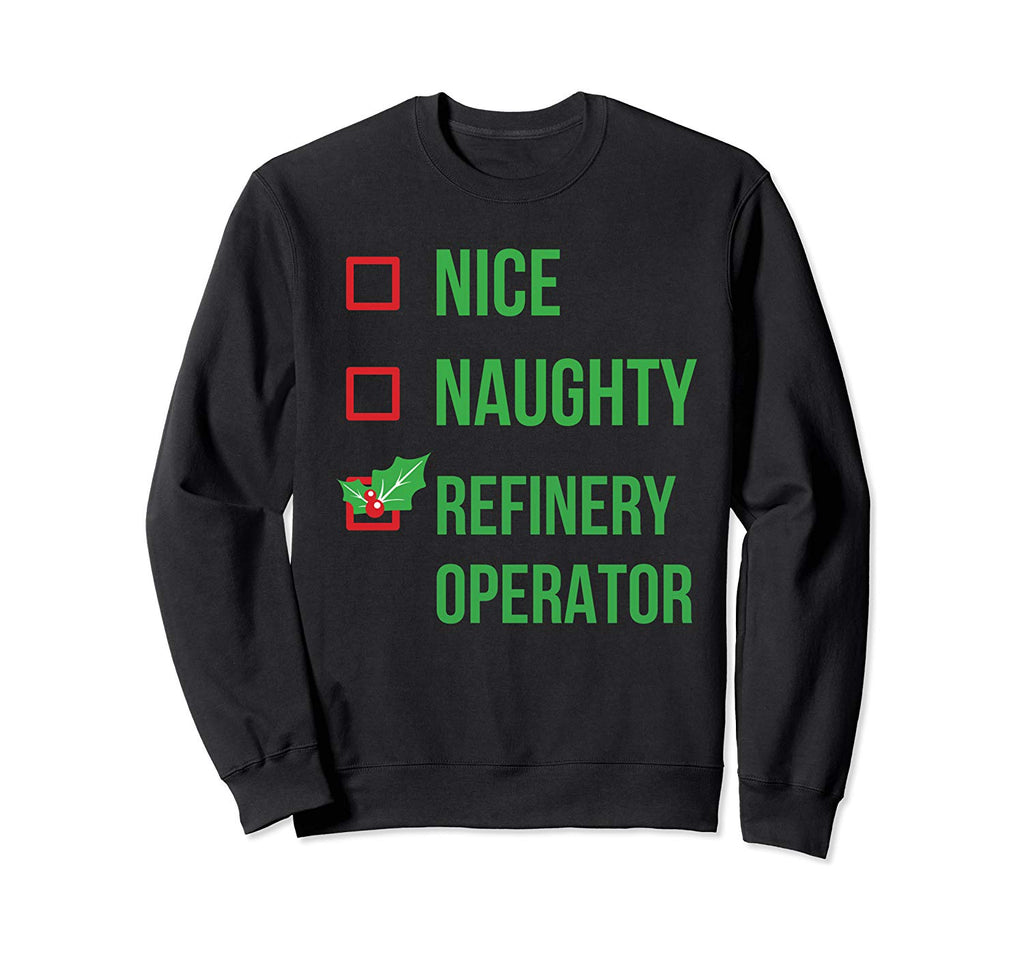 Refinery Operator Funny Pajama Christmas Gift Sweatshirt
