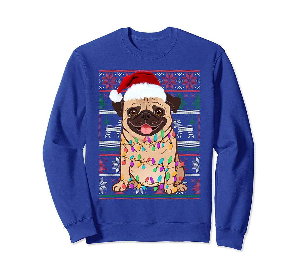 Pug Ugly Sweater Christmas Gift Sweatshirt