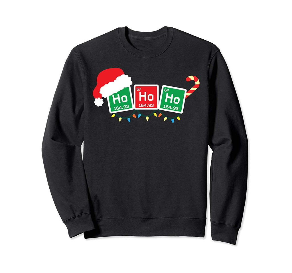 Ho Ho Ho Periodic Table Chemist Physics Christmas Gift Sweatshirt