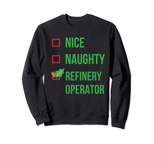 Refinery Operator Funny Pajama Christmas Gift Sweatshirt