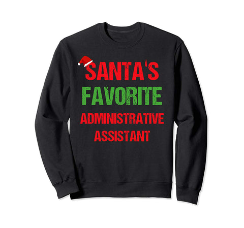 Administrative Assistant Funny Pajama Christmas Gift Sweatshirt