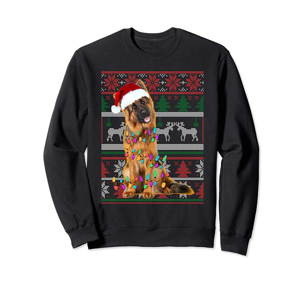 German Shepherd Ugly Sweater Christmas Gifts Sweatshirt