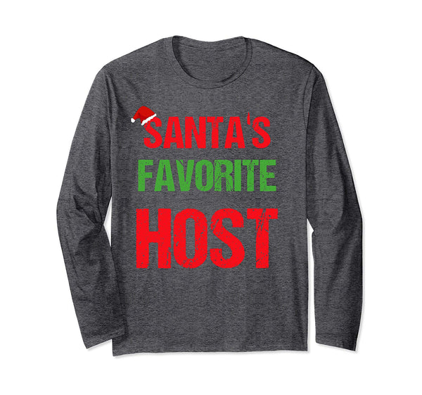 Host Funny Pajama Christmas Gift Long Sleeve T-Shirt
