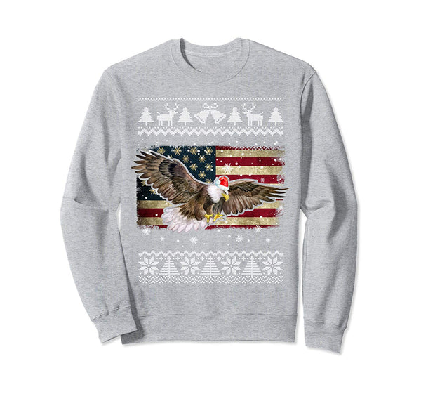 Bald Eagle Ugly Christmas Funny Christmas Pajama Xmas Gifts Sweatshirt