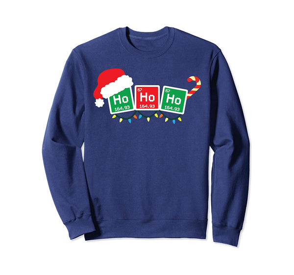 Ho Ho Ho Periodic Table Chemist Physics Christmas Gift Sweatshirt