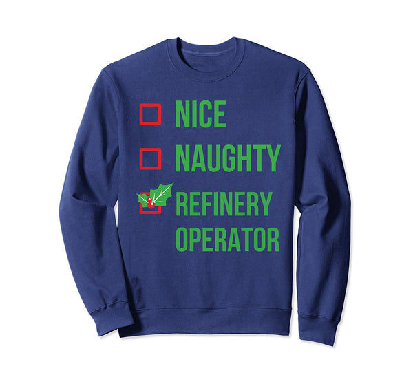 Refinery Operator Funny Pajama Christmas Gift Sweatshirt