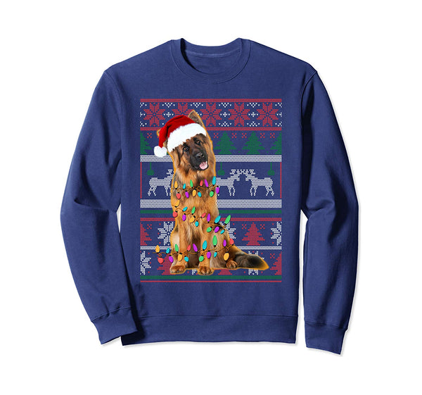 German Shepherd Ugly Sweater Christmas Gifts Sweatshirt