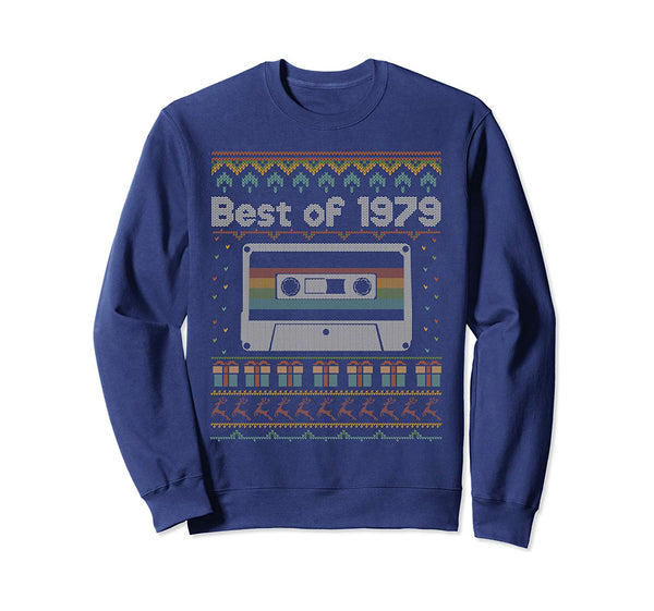 Retro 40th Birthday Ugly Christmas 40 years old made in 1979 Sweatshirt