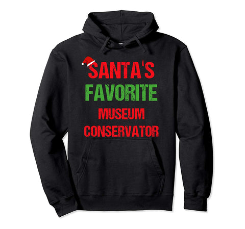 Museum Conservator Funny Pajama Christmas Gift Pullover Hoodie