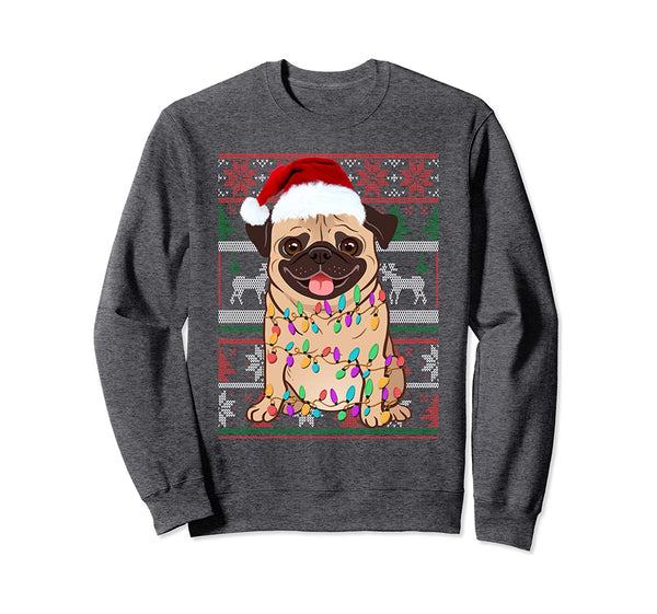 Pug Ugly Sweater Christmas Gift Sweatshirt
