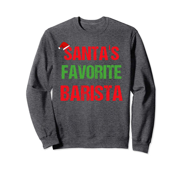 Barista Funny Pajama Christmas Gift Sweatshirt