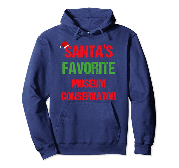 Museum Conservator Funny Pajama Christmas Gift Pullover Hoodie